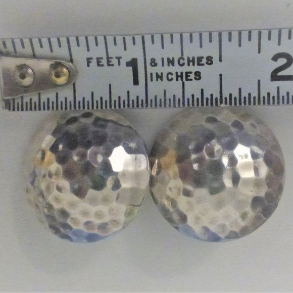 JW2 NECKLACE & EARRINGS Stainless Steel Necklace Silver Earrings Clip on Earring - Picture 5 of 11